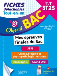 Objectif BAC Fiches Tout-en-un 1re-Term ST2S Mes épreuves finales du Bac