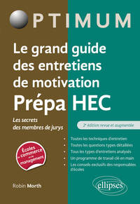 Le grand guide des entretiens de motivation Prépa HEC - Les secrets des membres de jurys