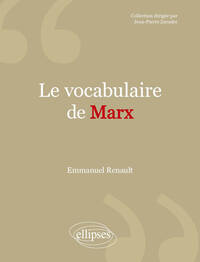 LE VOCABULAIRE DE MARX