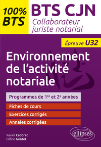 Environnement de l'activité notariale (U32)