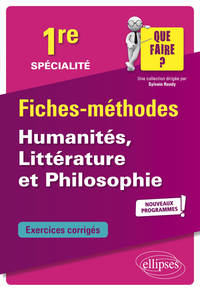 Spécialité Humanités, Littérature et Philosophie - HLP - Première - Nouveaux programmes