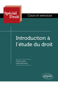 INTRODUCTION A L'ETUDE DU DROIT