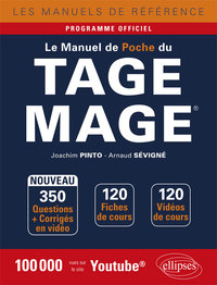 LE MANUEL DE POCHE DU TAGE MAGE  - 120 FICHES DE COURS, 350 QUESTIONS + CORRIGES EN VIDEO