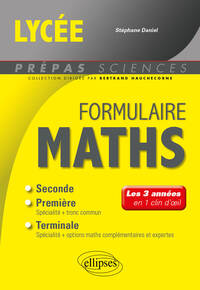 Formulaire Lycée - Maths