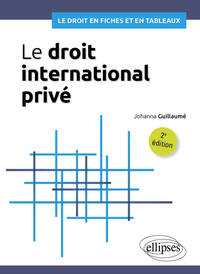 LE DROIT INTERNATIONAL PRIVE EN TABLEAUX - A JOUR AU 15 DECEMBRE 2023