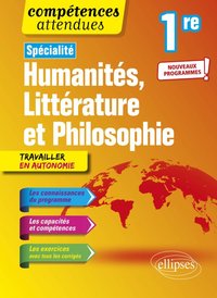Spécialité Humanités, Littérature et Philosophie - HLP - 1re - nouveaux programmes
