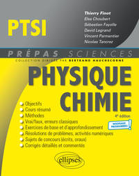 PHYSIQUE-CHIMIE PTSI - PROGRAMME 2021