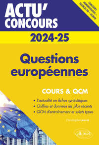 Questions européennes 2024-2025 - Cours et QCM