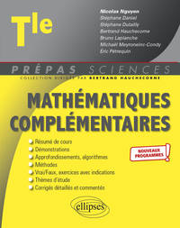 Mathématiques complémentaires - Terminale - nouveaux programmes