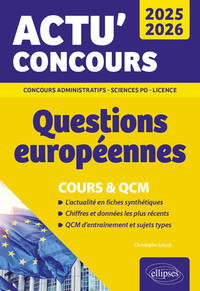 QUESTIONS EUROPEENNES 2025-2026