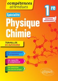 SPECIALITE PHYSIQUE-CHIMIE - PREMIERE - NOUVEAUX PROGRAMMES