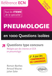 PNEUMOLOGIE EN 1000 QUESTIONS ISOLEES