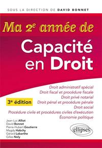 MA 2E ANNEE DE CAPACITE EN DROIT - 3E EDITION