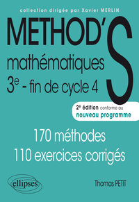 Méthod' Mathématiques - 3e - 2e édition conforme à la réforme du collège