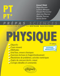 PHYSIQUE PT/PT* - PROGRAMME 2022