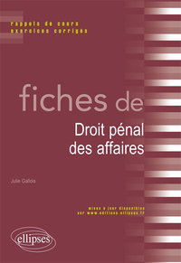 Fiches de droit pénal des affaires