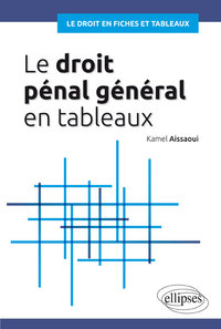 Le droit pénal général en fiches et en tableaux