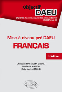 MISE A NIVEAU PRE-DAEU FRANCAIS - 2E EDITION