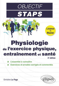 Physiologie de l’exercice physique, entraînement et santé