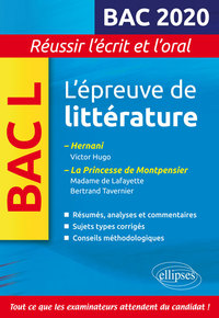 Épreuve de littérature Bac 2019-2020