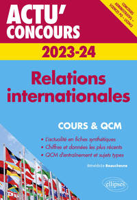 RELATIONS INTERNATIONALES 2023-2024 - COURS ET QCM