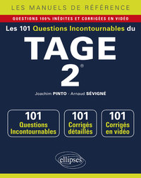 LES 101 QUESTIONS INCONTOURNABLES DU TAGE 2  - QUESTIONS + CORRIGES EN VIDEO