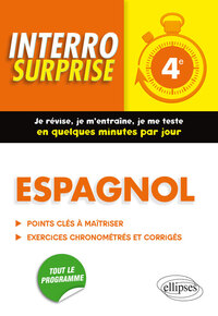 Espagnol interro surprise 4e