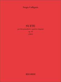 SUITE OP. 43 -LIVRE +PARTITION