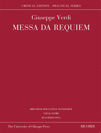 GIUSEPPE VERDI : MESSA DA REQUIEM - VOCAL AND PIANO REDUCTION