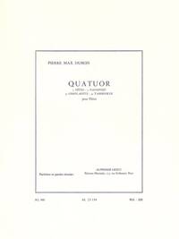 PIERRE-MAX DUBOIS - QUATUOR POUR FLUTES
