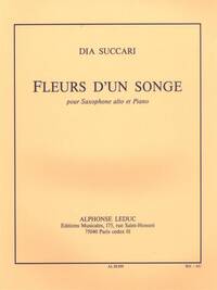 SUCCARI FLEURS D'UN SONGE ALTO SAXOPHONE & PIANO BOOK