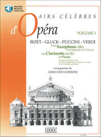 AIRS CELEBRES D'OPERAS VOL.1 (SAXOPHONE/PIANO)