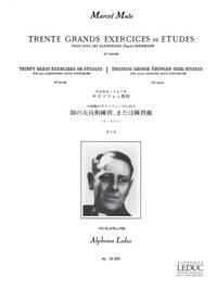 MARCEL MULE: THIRTY GREAT EXERCISES OR STUDIES - BOOK 1 (SAXOPHONE)