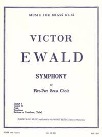 VICTOR EWALD - SYMPHONIE POUR CUIVRES A 5 VOIX (ARR. ROBERT KING)