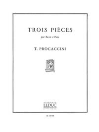 T. PROCACCINI: 3 PIECES (BASSOON & PIANO)