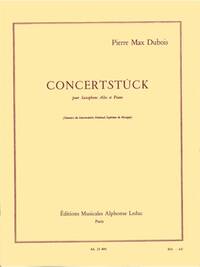 PIERRE MAX DUBOIS: CONCERTSTUCK (SAXOPHONE-ALTO & PIANO)