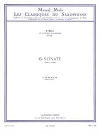 J. S. BACH: SONATA NO.6 FOR FLUTE AND PIANO (ARR. MULE)