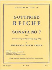 GOTTFRIED REICHE: SONATA NO.7 (QUARTET-BRASS)