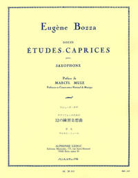 EUGENE BOZZA: 12 ETUDES-CAPRICES