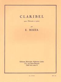 EUGENE BOZZA: CLARIBEL (CLARINET AND PIANO)