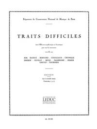 VARIOUS COMPOSERS: TRAITS DIFFICILES (BASSOON SOLO)