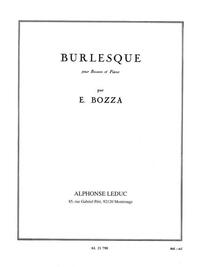 EUGENE BOZZA: BURLESQUE (BASSOON & PIANO)
