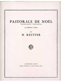 HERMANN REUTTER: PASTORALE DE NOEL (OBOE & PIANO)