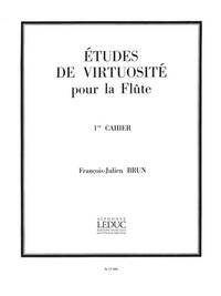 FRANCOIS JULIEN BRUN: ETUDES DE VIRTUOSITE (FLUTE SOLO)