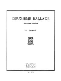 FELIX LEMAIRE: BALLADE NO.2 (SAXOPHONE-ALTO & PIANO)