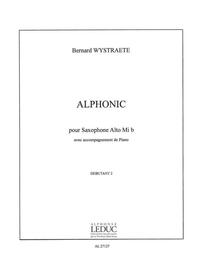 BERNARD WYSTRAETE: ALPHONIC (SAXOPHONE-ALTO & PIANO)