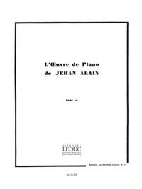 JEHAN ARISTE ALAIN: L'OEUVRE DE PIANO VOL.3 (PIANO SOLO) PIANO