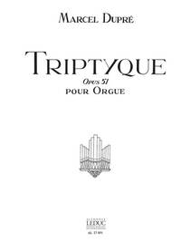 DUPRE TRIPTYQUE OP.51 ORGAN BOOK
