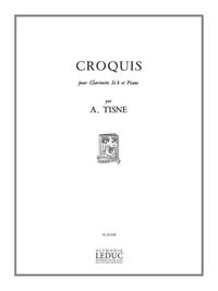 ANTOINE TISNE: CROQUIS OP.32, NO.2 (CLARINET & PIANO)