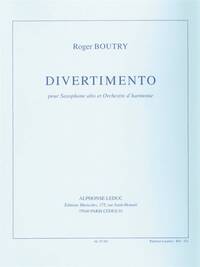 ROGER BOUTRY: DIVERTIMENTO (SAXOPHONE/ORCHESTRA)